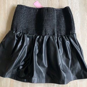 Faux leather skort NWT